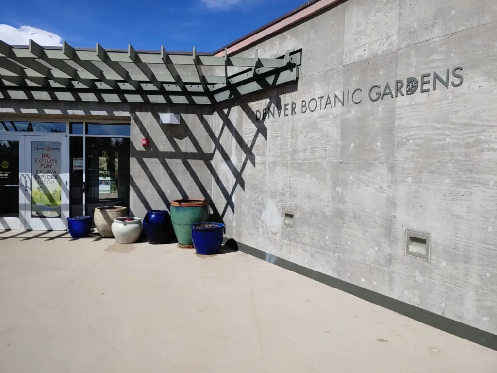 Entrance to Denver Botanic Gardens