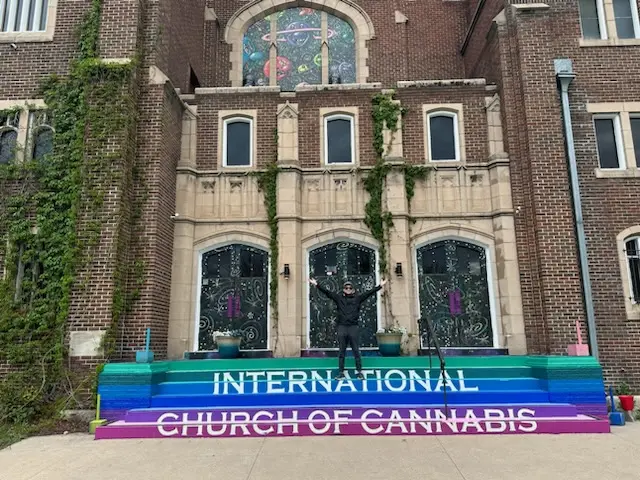 Entrance to Church of Cannabis, Denver, Colorado