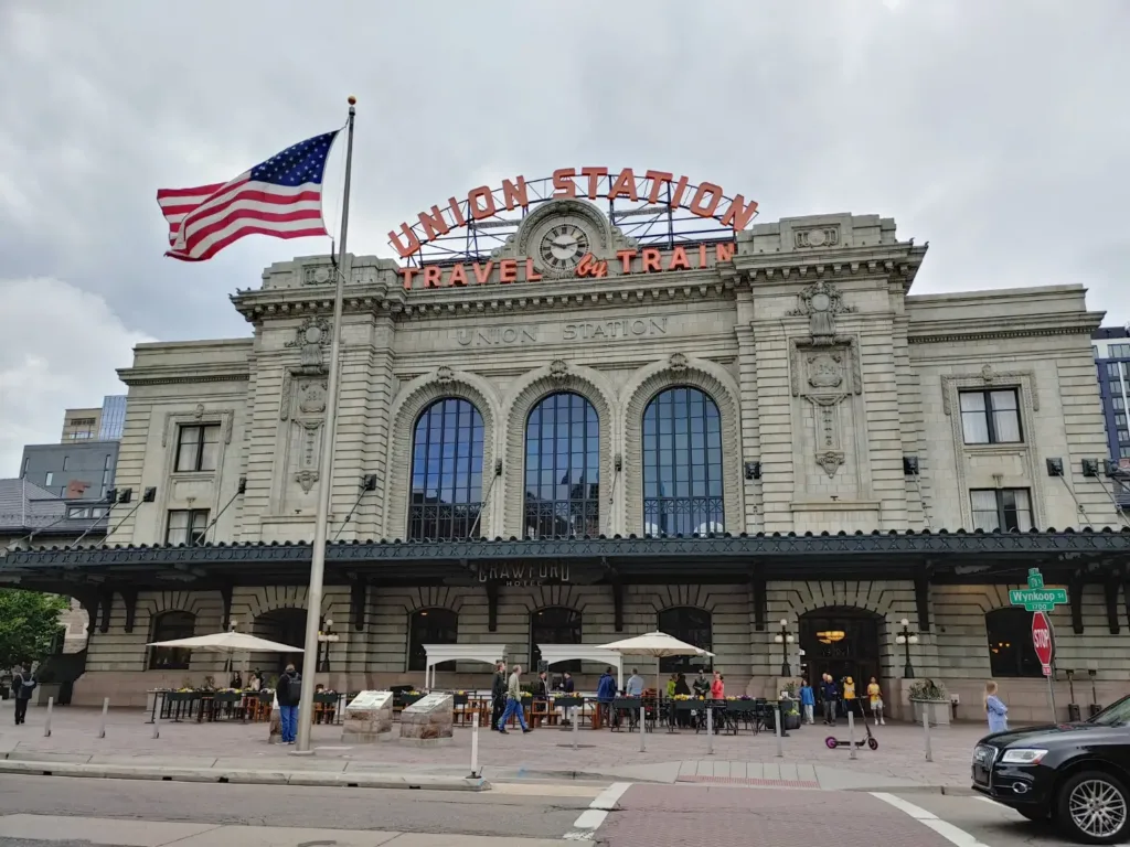 Entrance to Union Station, Denver, Colorado